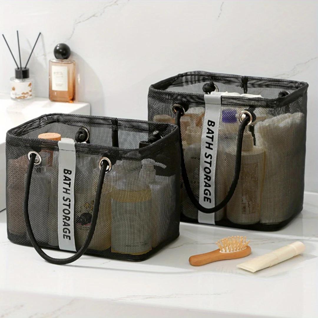 Versatile Quick-Dry Mesh Shower Caddy
