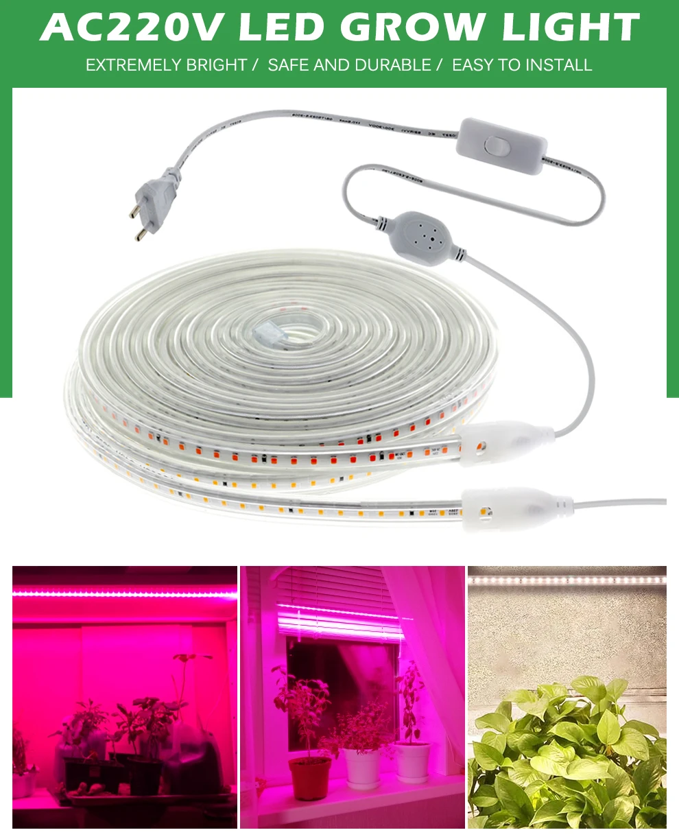 Sunshine Light 15m Bandes Lumineuses LED pour Culture Hydroponique ...