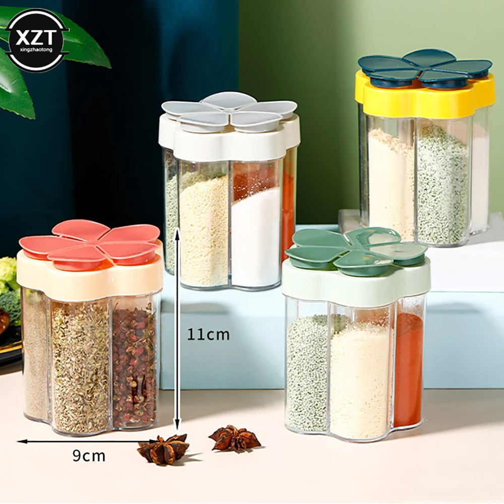 Camping Spice Kit Portable Travel Spice Container Bag with 5 Clear Seasoning  Bottles Travel Spice Holder Condiment Container Set