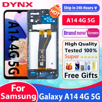 6.6 « 100% testé pour Samsung Galaxy A14 4G 5G LCD écran tactile numériseur assemblée pour Samsung A145F A145R A146U A146B LCD