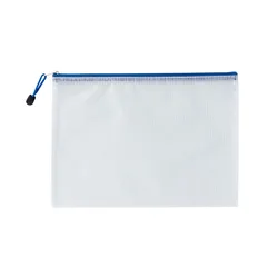 10 - Pack Waterproof Mesh Zipper Pouches for Versatile Organization and Storage (WHITE)