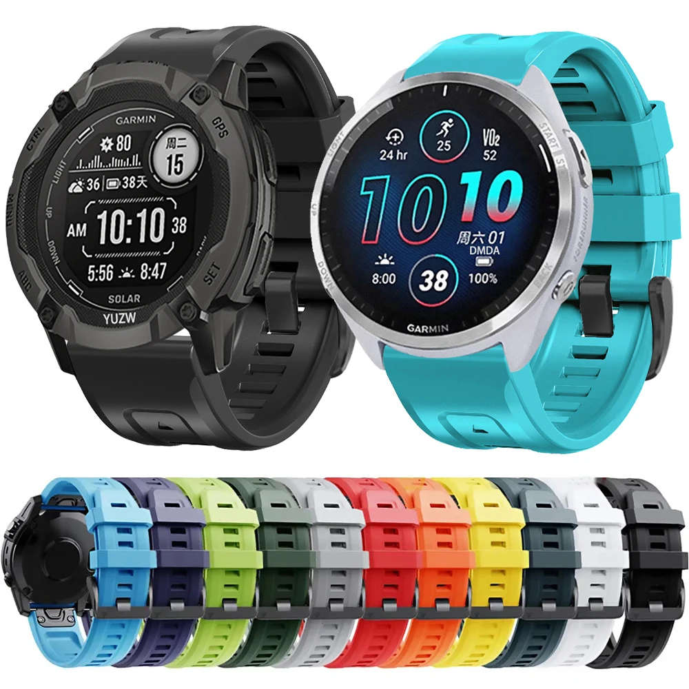 22Mm 26Mm Elastico Originale Per Garmin Forerunner 965 955/Instinct 2X Solar/Approach S70 47Mm S60 S62 Cinturino Quickfit Bracciale