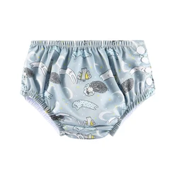 Waterproof Baby Swim Diaper - Reusable Swimwear - S (Sleepy Lamb)