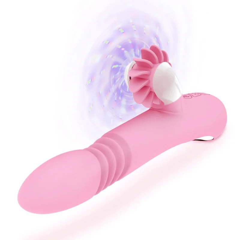 

Tongue Licking Rotation Toy 10 Speed Rabbit Vibrators G Spot Dual Vibration Clitoris Stimulator Erotic Adult Sex Toy For Women