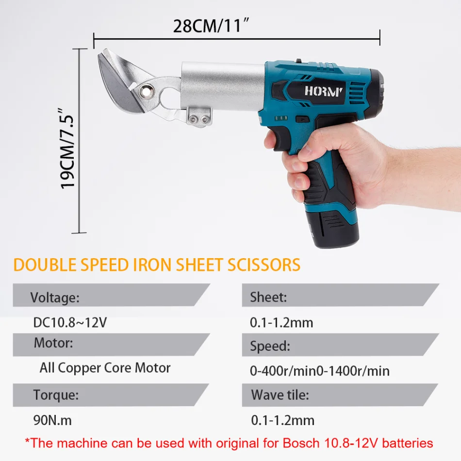 Cisailles Pneumatiques 2500 Tr/min - Coupe Fer, Cuivre, Fil - Outil Neuf