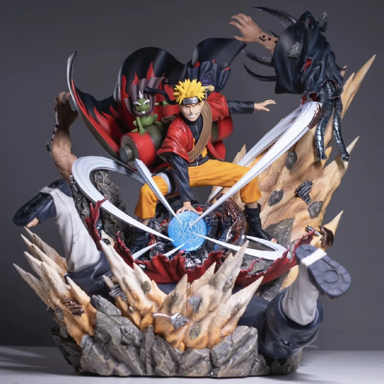 thumbnail image 1 of Figuras de Naruto Shippuden Uzumaki Naruto Figura de acción Cloud Top Immortal Anime con luces 28 cm Colección de PVC Modelo Adorno Juguete, 1 of 5