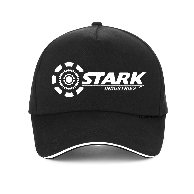 Homem De Ferro Chapeu Masculino Tony Stark Indsustrias Super Hereri Boné De Beisebol Algodao Casual Pai Boné 2020 Verao Sna
