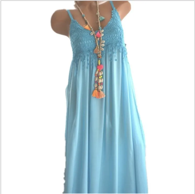 Solid Color Spaghetti Strap Dresses Women Sexy V-neck Lace Edge Patchwork Mini Dress Lady Trendy Streetwear Vestidos Summer New