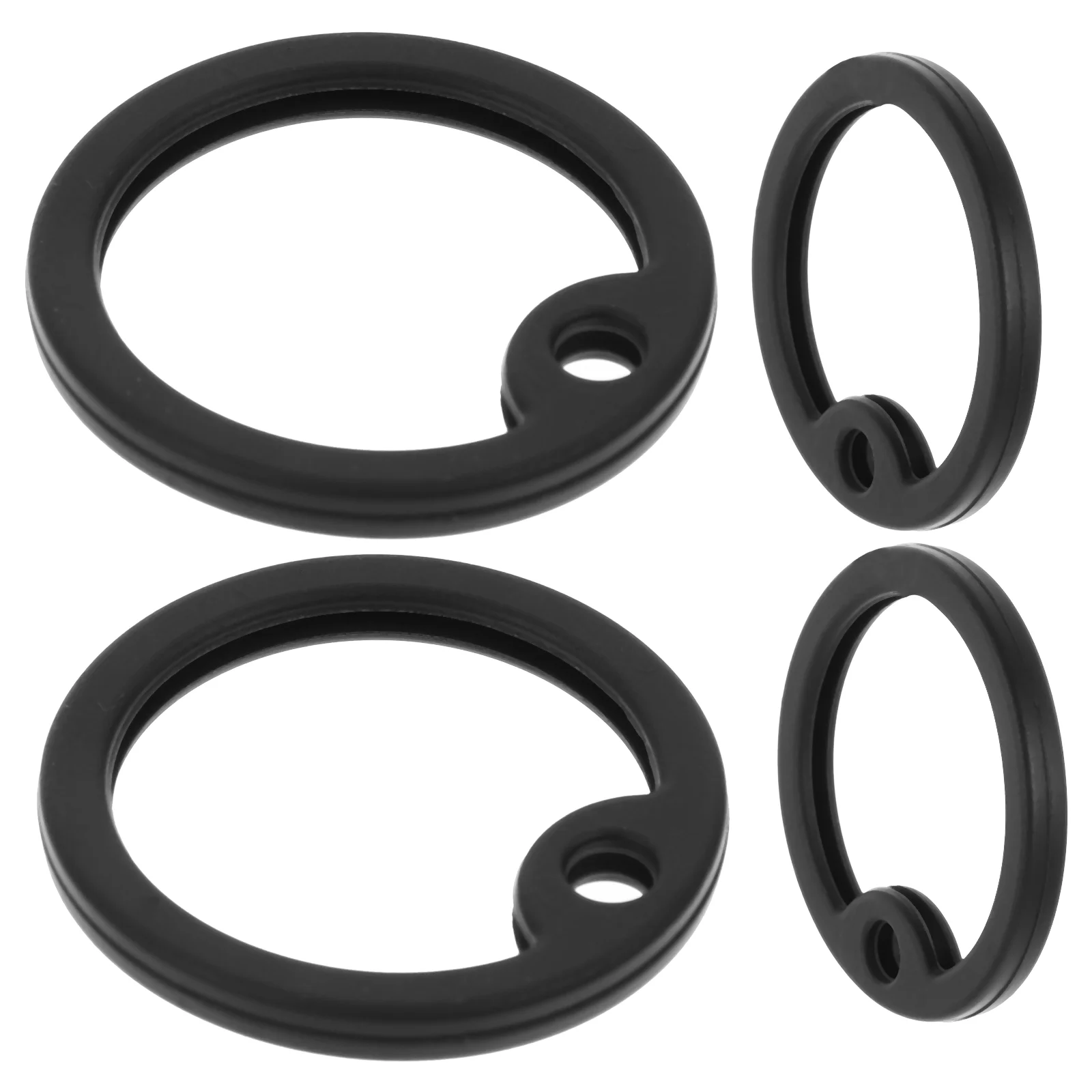 Dog ID Tag Pink Silent Protector Silicone Black
