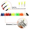 50pcs High Quality Plastic Arrow Pin Nocks Size S/L For ID4.2mm ID6.2mm ID3.2mm DIY Arrow Archery Accessory 5