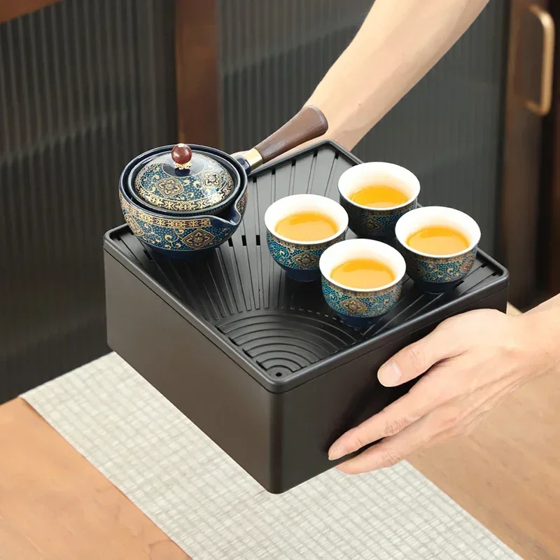 360 دوران صانع الشاي المحمولة Infuser حفل مجموعة إ...