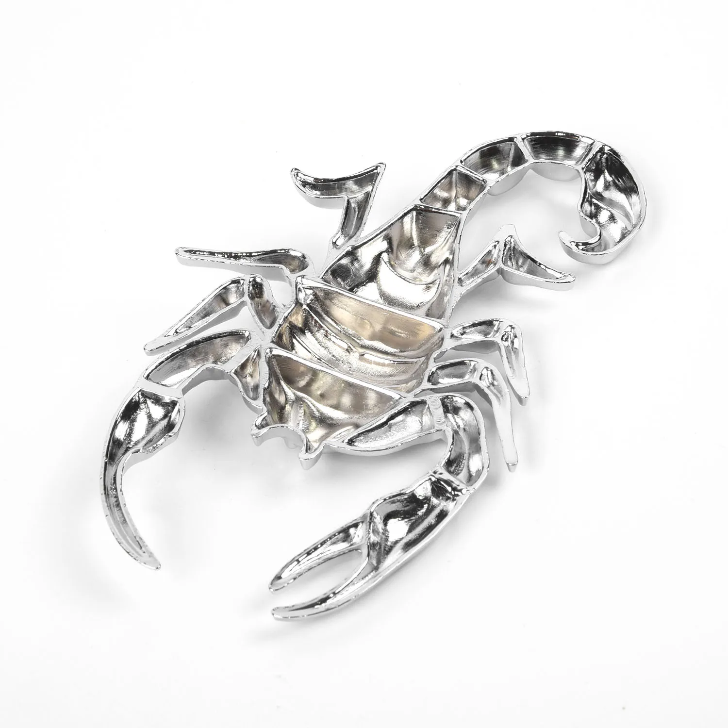 Car Sticker Car Trunk Emblem 3D Sticker Paster Metal Scorpion Badge Emblem Motorcycle Decal Decoration Metal Sticker Gold/Silver Car Styling Accessories