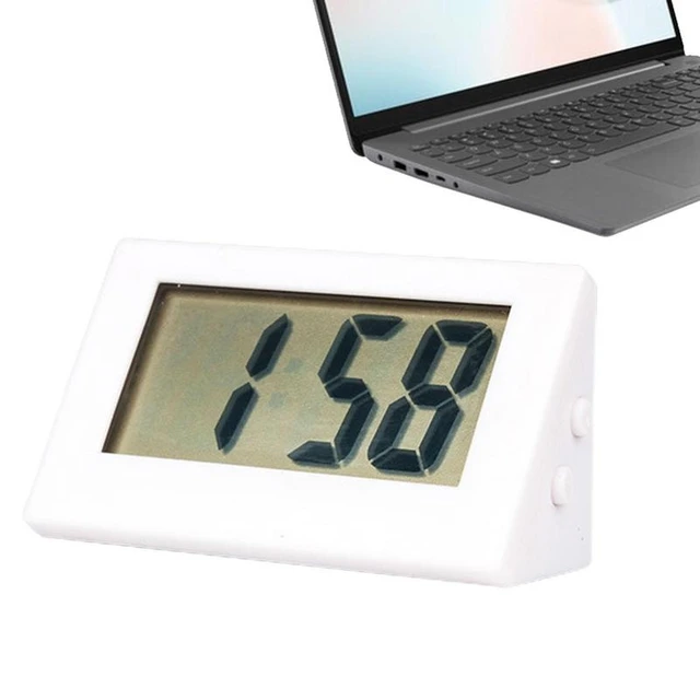 Small Digital Clock No Tick Electric Alarm Desk Clock With Button Battery