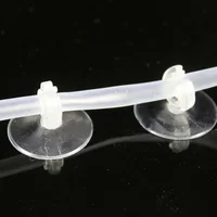 10Pcs/lot 5mm Aquarium Suction Cup Holder Suction Disc Sucker for Fish Tank Pump Airline Tube Aquariums Holders Sucker 1