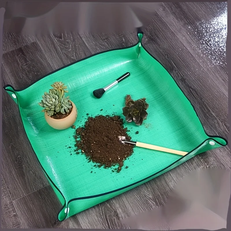 Planting Mat Gardening Mat 1pc Gardening Floor Mat, Waterproof Thickened Soil Changing Mat, Planting Flowers, Succulent Tools, Turning Soil, Changing Pots