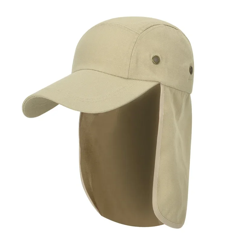 Outdoor Sport Hiking Camping Visor Hat UV Protection Face Neck Cover Fishing Sun Protcet Cap Fishing Cap Rain Hat Sun Jungle