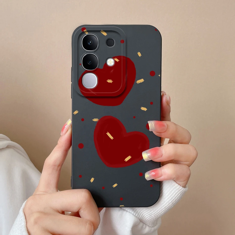 Cute Design Soft Liquid Silicone Shockproof Bumper Phone Case - Full Protection Cover