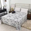 1Pc Thick Cotton Flat Sheet Printing High Quality Bed Sheet Various Sizes Can Be Customized 1
