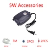Aquarium Air Pump Fish Tank Mini Silent Compressor Single Double Outlet Oxygen Pumps Aquariums Aquatic Accessories 220V 3W 5W 6