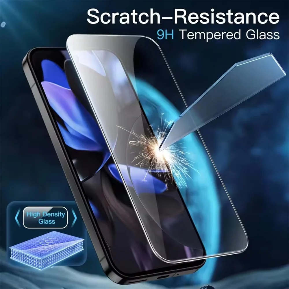4-Pack Tempered Glass Screen Protectors - Premium Clear Protection Film