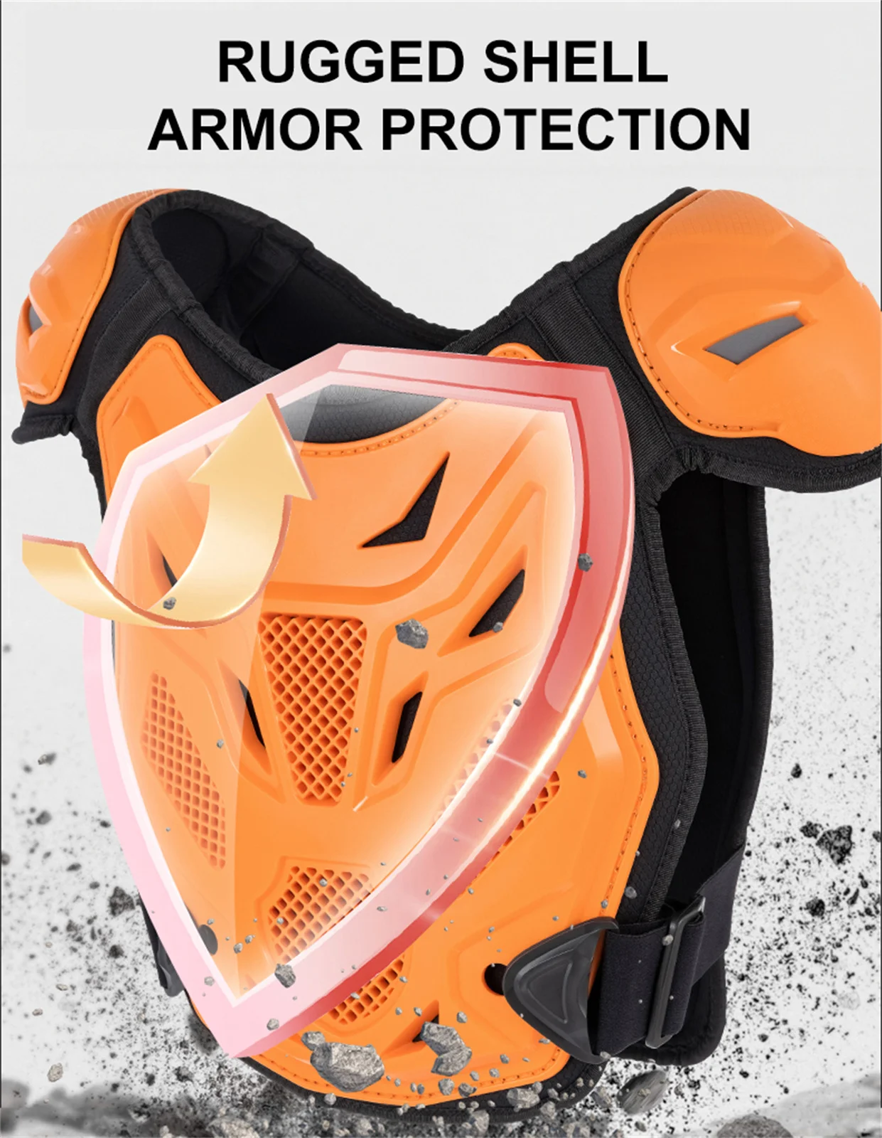 Boys Girls Youth Child Kids Body Protection Motocross Armor Vest Suits Skiing Skating Kid Motorcycle Care Armor Elbow Knee Guard motorcycle armor motorcycle body armor body protector motorcycle armor vest