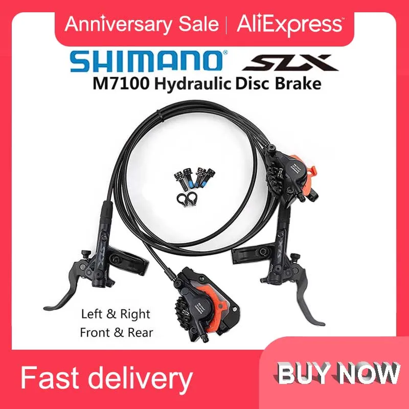 値下げ済 完組 SLX-M7100 油圧ディスクブレーキSET