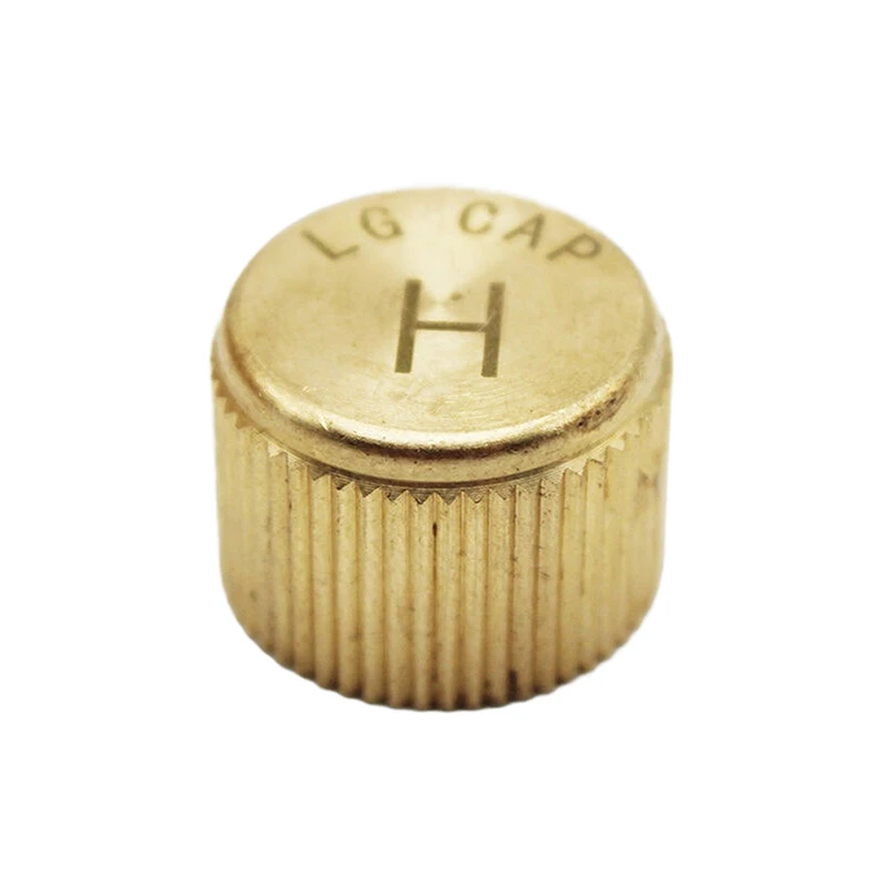 10pcs Car Air Conditioner Refrigerant Dust Cover Valve Core Caps High Low Side Port Cap Auto High Low Pressure Caps Accessories