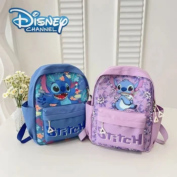 2025New Disney Lilo e Stitch Zaino Kawaii Cartoon Anime Accessori stampati Borsa di stoccaggio Borsa a tracolla casual per bambini Regalo 1