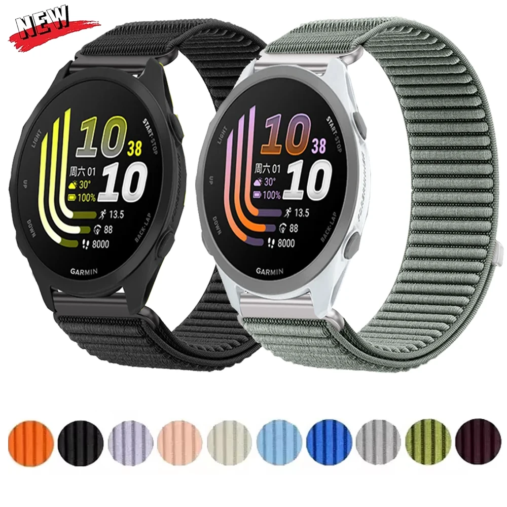 Sport Nylon Strap Bracelet Belt for Smartwatches (18/20/22mm)