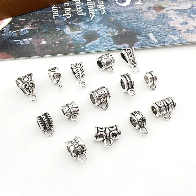 50 stücke legierung Tee Ellenbogen hängende Köpfe für Schmuck DIY Zubehör Halskette Armband Anhänger Verbindung Schmuck Schnalle Großhandel – Detail 10