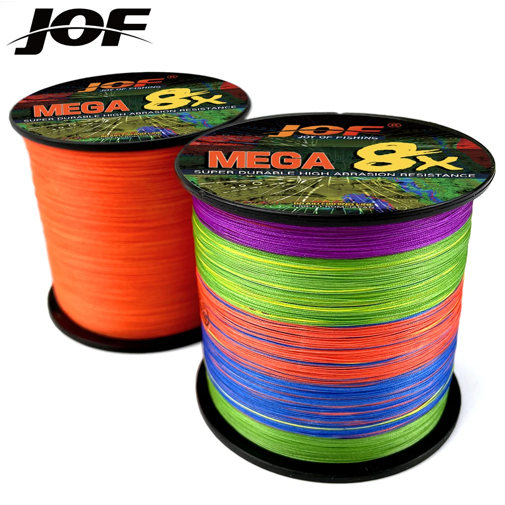 

JOF Braided Fishing Line 8 Strands 500M Multifilament PE Fishing Line 18LB-78LB Strong Japan Cord For Carp Fishing