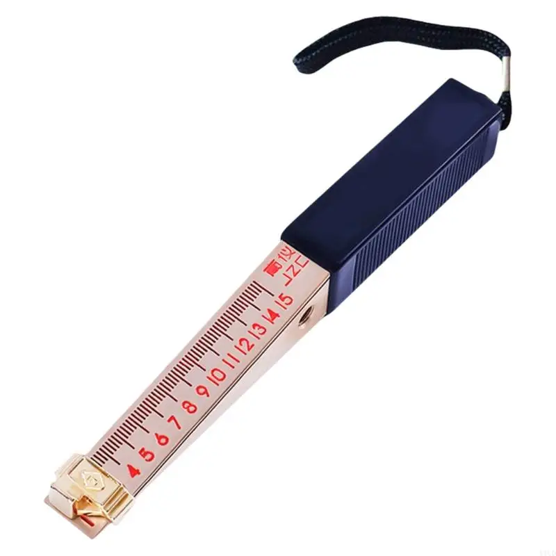 652F 1-15mm Shaped Vernier Feeler Gauge Inspection Flatness Tool for House Engineering Feeler Gauge