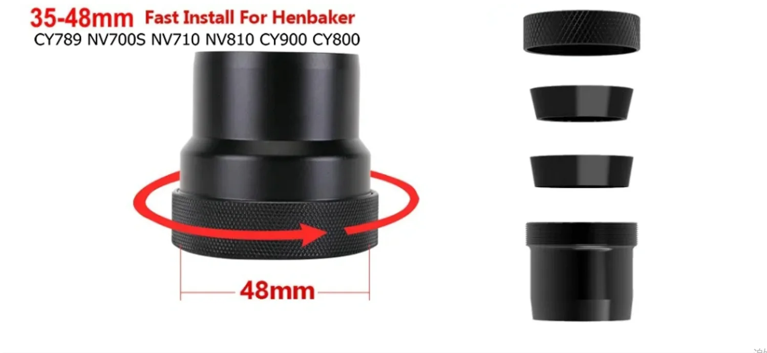 Henbaker CY789 refractive lens 41.6mm diameter lens night vision monocular lense NV camera lense for CY789