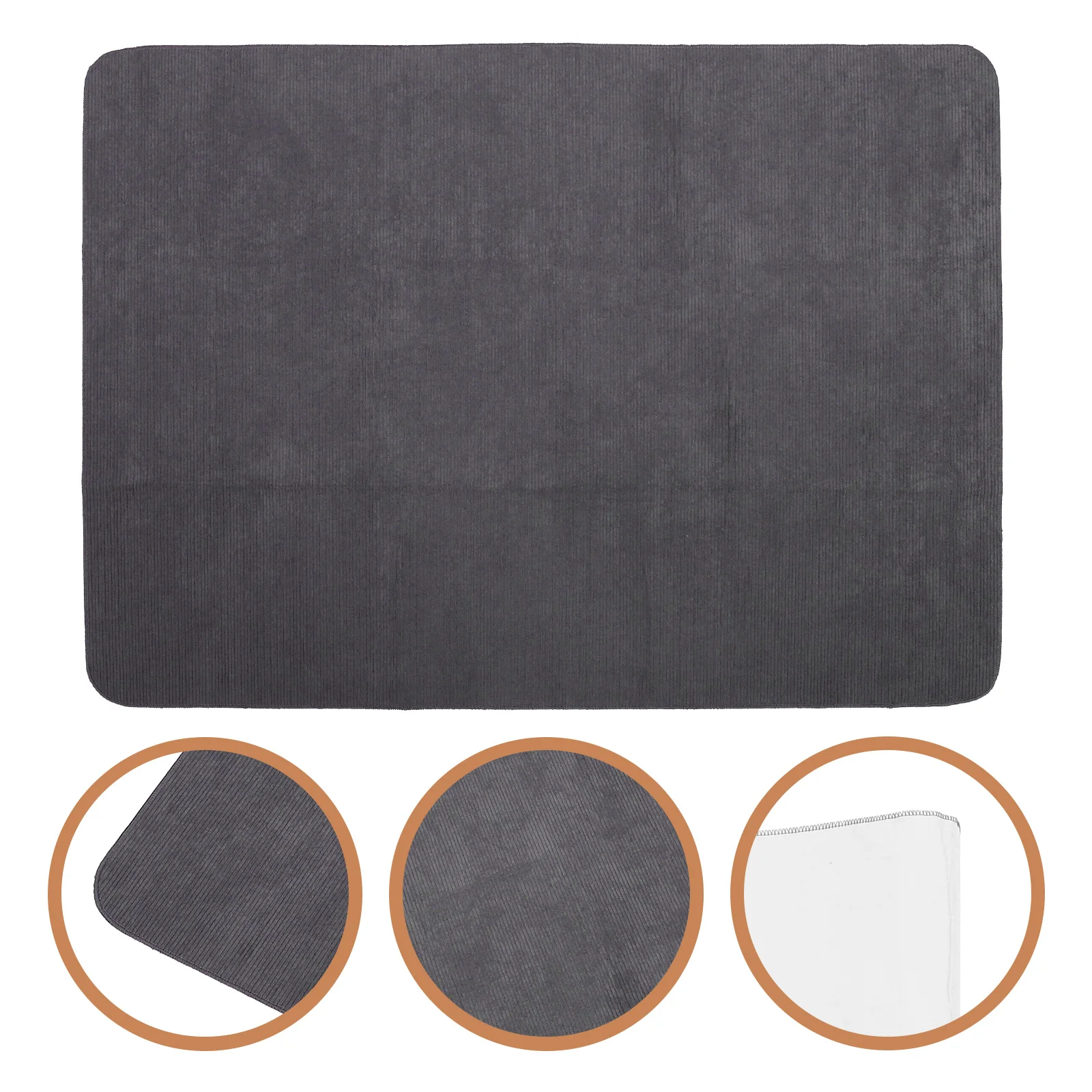 

Tables and Chairs Office Mat Floor Rug Mats for Rolling Corduroy Desk Hardwood Floors