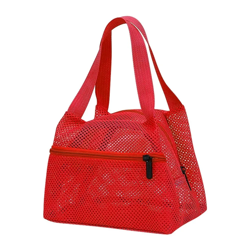 Atmungsaktives Netzgewebe ​ Netz-Strandtasche ​ ​ ​ ​ Große Kapazität ​ ​ Faltbar ​ ​ Waschbare Aufbewahrungstasche Schnelltrocknend ​ ​ Leichte Aufbewahrungstasche ​ ​ – Detail 2