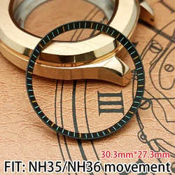 High-Quality Chapter Ring for Watch Cases - Durable Replacement Inner Ring, Size 30.3x27.3mm (6)