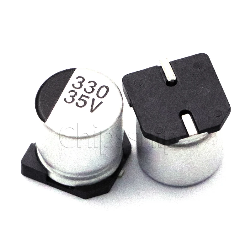 

Patch SMD Electrolytic Capacitor 35V 330UF 10_10MM Aluminum electrolytic Capacitor 3pcs