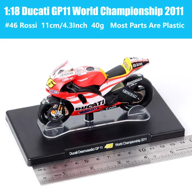 1/18 Scale Ducati Desmosedici GP11 World Championship 2011 GP Racing Motorcycle 2 1/18 Scale Ducati Desmosedici GP11 World Championship 2011 GP Racing Motorcycle 2
