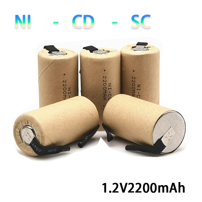 

SC 1.2 v 2200mah Nicd Batteries Under C Ni-Cd Battery SC Batteria for Electric Screwdriver Drill power tools