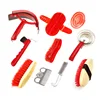 Horse Grooming Kit Horse Brushes for Grooming 10 Pcs Horse Cleaning Tool Set with Tote Bag Brush Supplies Equine Care Supplies 4