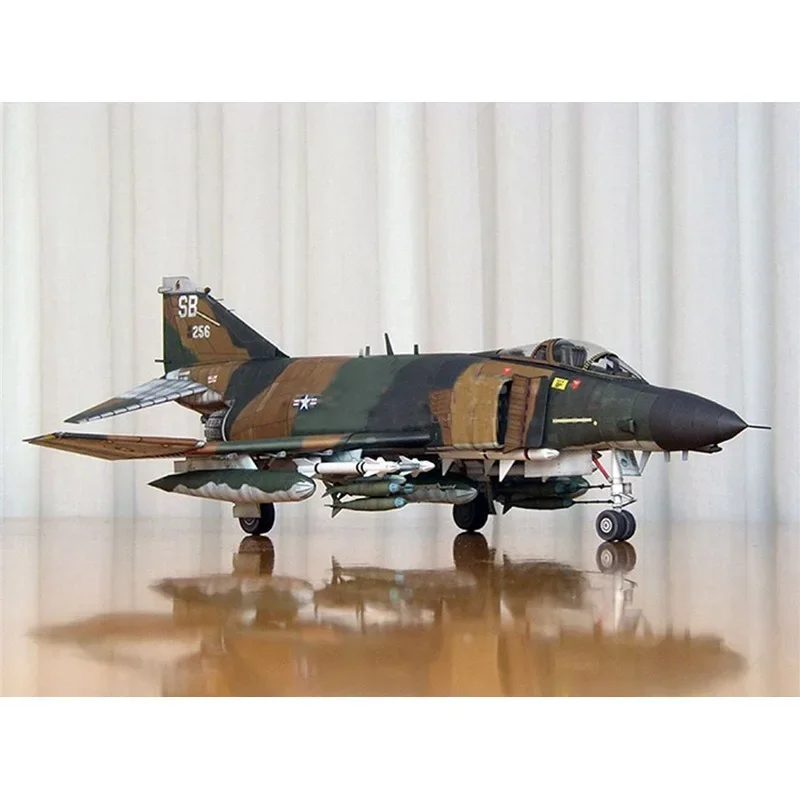 1:33 US F-4B fighter paper model aircraft model Mig Killer military hobby collection children's gifts