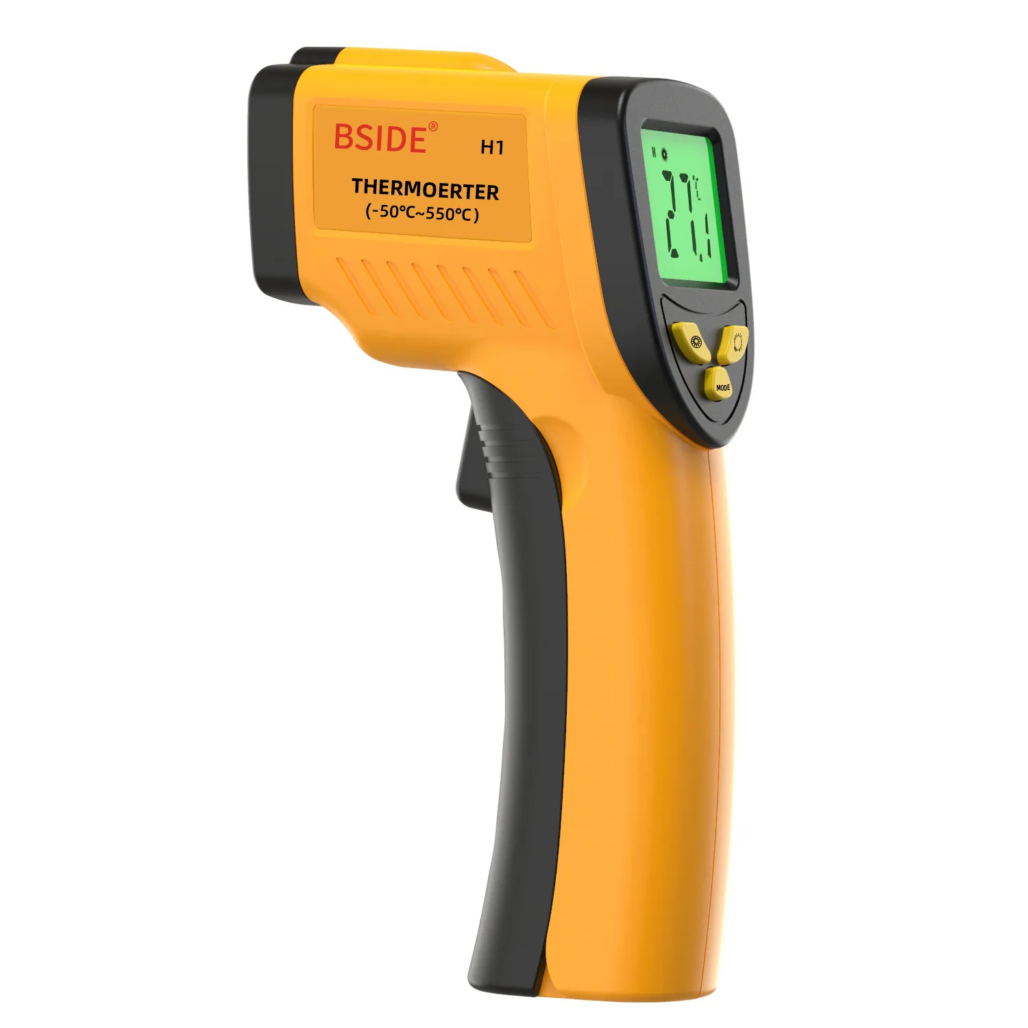 BSIDE H1 Digital Infrared Thermometer Non-Contact Digital Laser Thermometer  Gun For Meat Milk Buffalo BBQ Cooking Thermometer - AliExpress