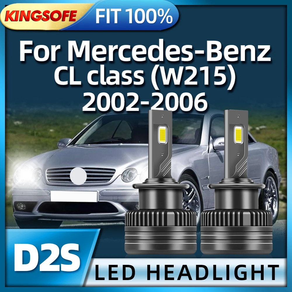 

Roadsun D2S LED Headlights Xenon HID 6000K 110W Low Beam For Mercedes-Benz CL class (W215) 2002 2003 2004 2005 2006