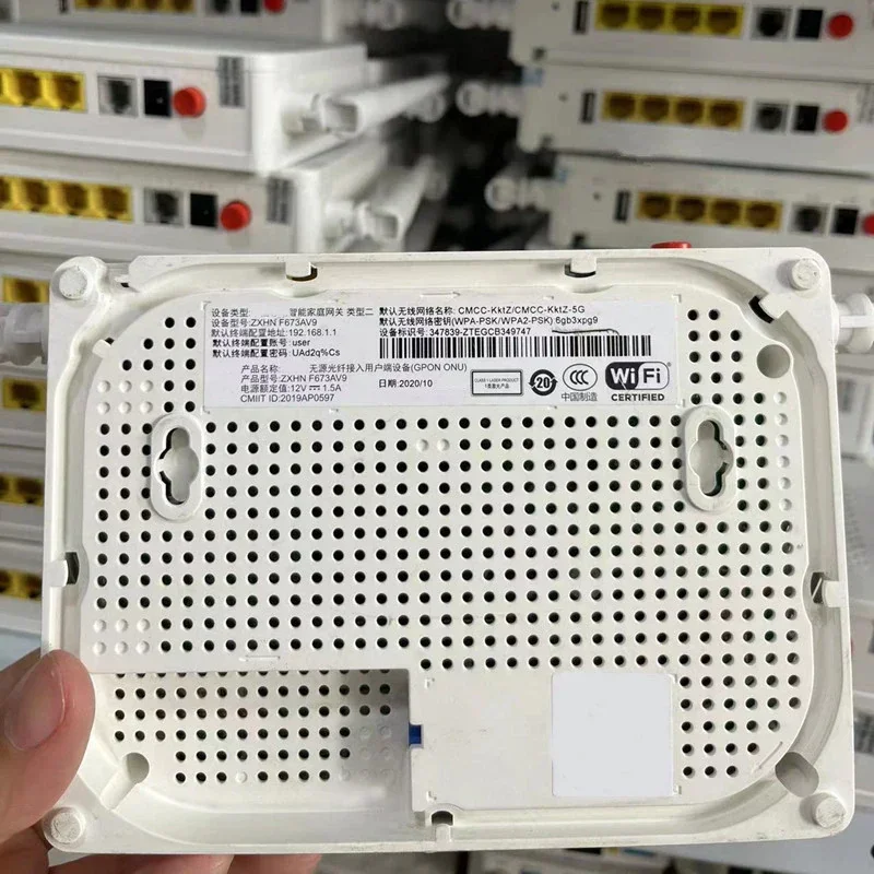 Free Shipping F673AV9/A Dual Band 4ge+1tel+2usb+Ac 5g Wifi Ont ONU Gpon Second hand Without Power