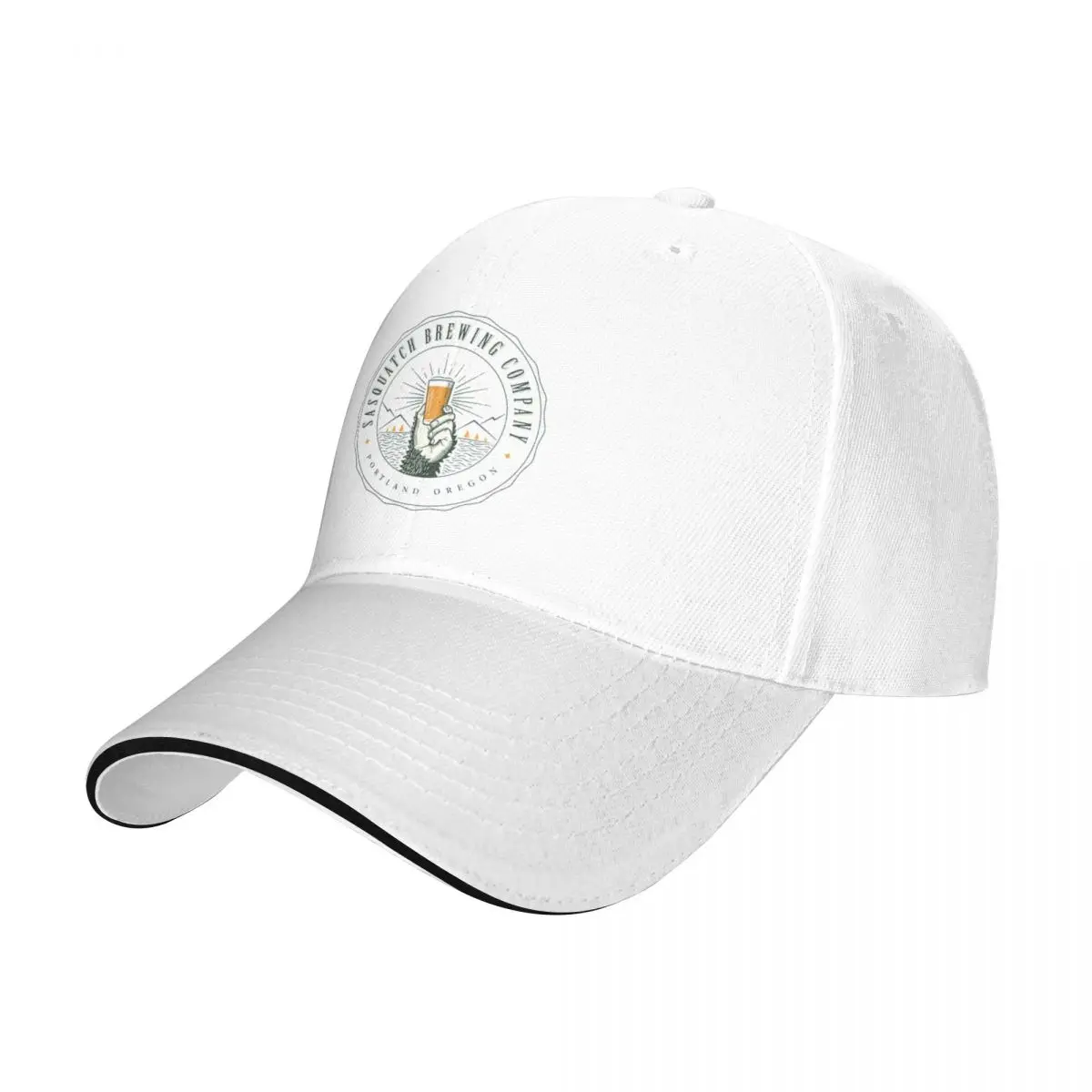 

Sasquatch Brewing Company Craft Beer Logo #2 Baseball Cap Vintage hard hat sun hat Hats Woman Men's