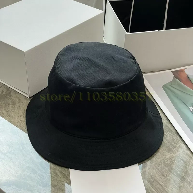 Chapéu de balde casual masculino e feminino, chapéu de pesca de algodão sólido para lazer ao ar livre, chapéu de praia com teto, moda verão 377751