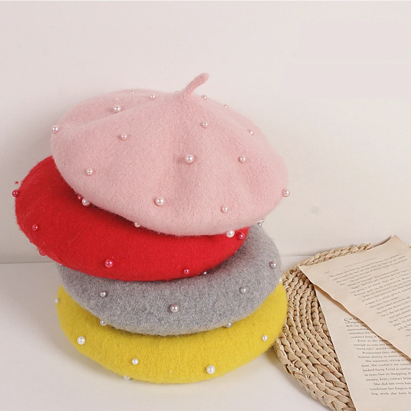 Toddler Girl Hat Winter Hat Girl Autumn Beret Caps Kids Girl Berets Hats Cap 2023 Aliexpress