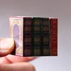 1:12 Dollhouse Accessories Miniature Mini Paper Book Boek Classic Flip Book Model For Barbies Ob11 Dolls Scene Decor Kids Toys 4