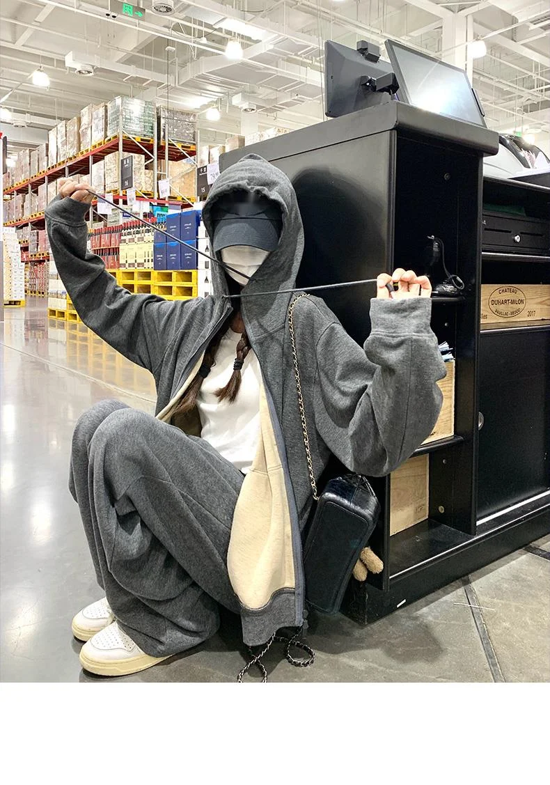 Verfügbare Daten für den Versand: Lazy Style Casual Hoodie Set 139-7110-P175 Kontrolle 258_voghion.com
