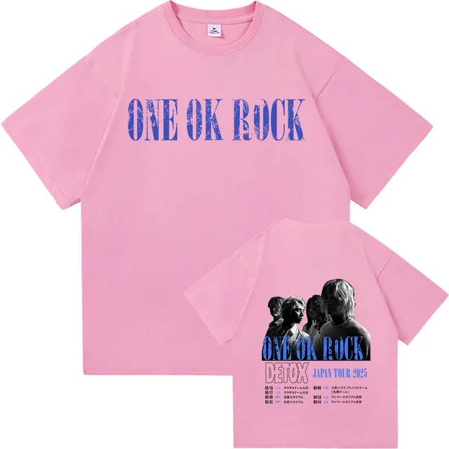 One Ok Rock DETOX Tour 2025 TShirt Fashion Men/women Clothing